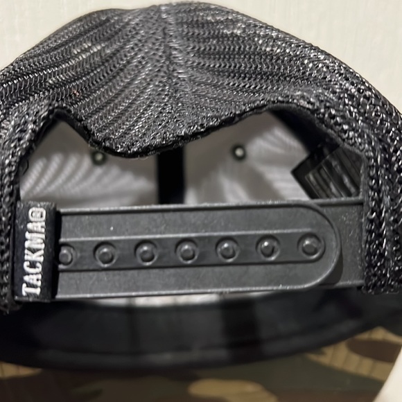 Tackma OS army fatigue flat brim trucker hat - Picture 3 of 6